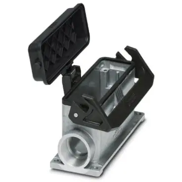 Aufbaugehäuse, Baugröße B24, Aluminiumdruckguss, 2 x PG21, abgewinkelt, Längsbügelverriegelung, IP66/IP67, 1412883 Kostenloser Versand