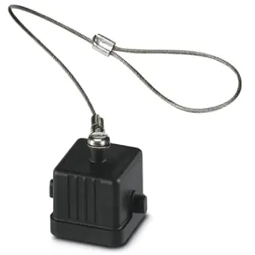 Abdeckkappe, Baugröße D7, PA, Längsbügelverriegelung, IP66, 1419270 Neu Im Sortiment