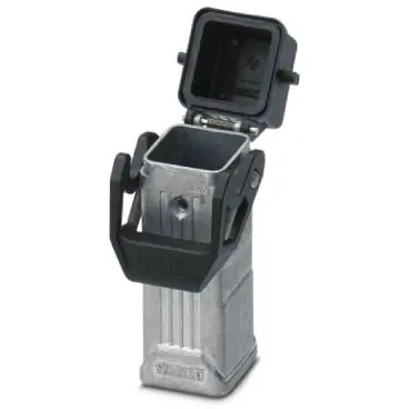 Tüllengehäuse, Baugröße D7, Aluminiumdruckguss, PG11, gerade, Längsbügelverriegelung, IP66/IP67, 1419245 Zertifiziert