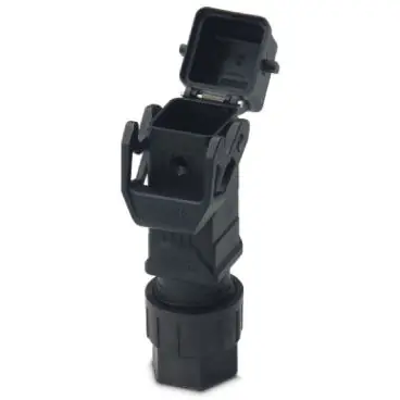 Sichere Zahlung Tüllengehäuse, Baugröße D7, PA, M25, gerade, Längsbügelverriegelung, IP66, 1419264