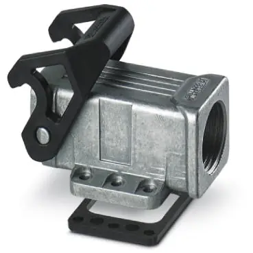 Direktkauf Aufbaugehäuse, Baugröße D7, Aluminiumdruckguss, M20, abgewinkelt, Längsbügelverriegelung, IP66/IP67, 1419233