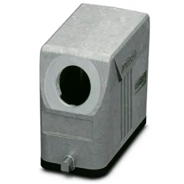 Begrenztes Angebot Tüllengehäuse, Baugröße D15, Aluminiumdruckguss, PG16, abgewinkelt, Längsbügelverriegelung, IP66/IP67, 1424347