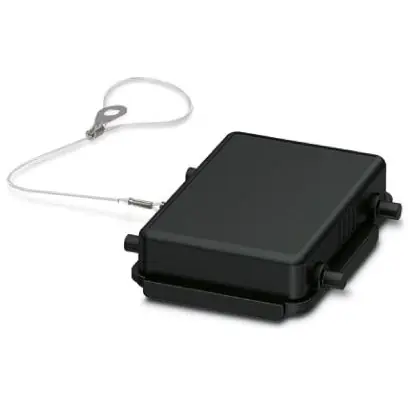 Geprüft Abdeckkappe, Baugröße D50, PA, Querbügelverriegelung, IP66, 1424417