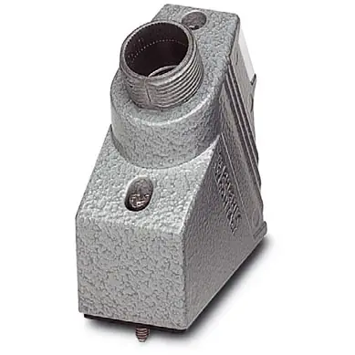 Markenprodukt Tüllengehäuse, Baugröße VC2, Zinkdruckguss, PG21, abgewinkelt, Schraubverriegelung, IP65/IP66/IP67, 1884908