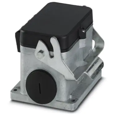 Zertifiziert Aufbaugehäuse, Baugröße B48, Aluminiumdruckguss, 2 x M32, abgewinkelt, Längsbügelverriegelung, IP66/IP67, 1424873