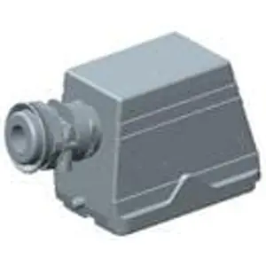 Expressversand Gehäuse, Baugröße 12, Aluminiumdruckguss, PG29, abgewinkelt, Clip-Verriegelung, IP65, 1-1102371-7