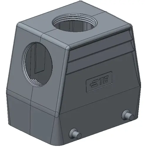 Geprüft Gehäuse, Baugröße HA32, Aluminiumdruckguss, M32, abgewinkelt/gerade, Clip-Verriegelung, IP65, T1209320232-000