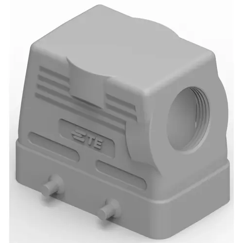 Gehäuse, Baugröße HB10, Aluminiumdruckguss, M25, abgewinkelt, Clip-Verriegelung, IP65, T1210104125-000 Kostenfreie Lieferung