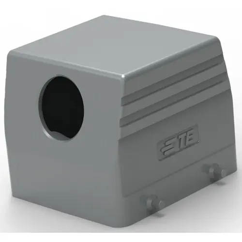 Schnäppchen Gehäuse, Baugröße HB32, Aluminiumdruckguss, PG29, abgewinkelt, Clip-Verriegelung, IP65, T1210320129-000