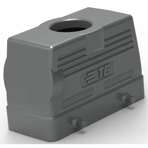 Gehäuse, Baugröße HB16, Aluminiumdruckguss, PG16, gerade/abgewinkelt, Clip-Verriegelung, IP65, T1220160116-000 Echt