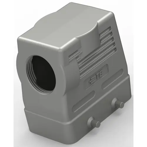 Nur Heute Gehäuse, Baugröße HB10, Aluminiumdruckguss, M25, abgewinkelt, Clip-Verriegelung, IP65, T1230105125-000