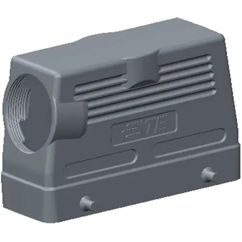 Gehäuse, Baugröße HB24, Aluminiumdruckguss, M40, abgewinkelt, Clip-Verriegelung, IP65, T1230242140-000 Rabatt