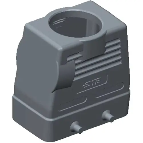 Zertifiziert Gehäuse, Baugröße HB10, Aluminiumdruckguss, M32, abgewinkelt/gerade, Clip-Verriegelung, IP65, T1240100132-000