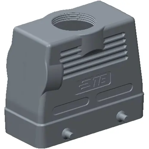 Garantierte Lieferung Gehäuse, Baugröße HB16, Aluminiumdruckguss, M32, gerade, Clip-Verriegelung, IP65, T1240160132-000