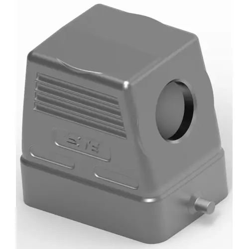 Markenware Gehäuse, Baugröße HB6, Aluminiumdruckguss, PG21, abgewinkelt, Clip-Verriegelung, IP65, T1310060121-000