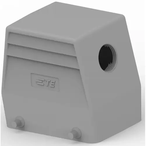 Rabatt Gehäuse, Baugröße HA32, Aluminiumdruckguss, M20, abgewinkelt, Clip-Verriegelung, IP65, T1319320120-000