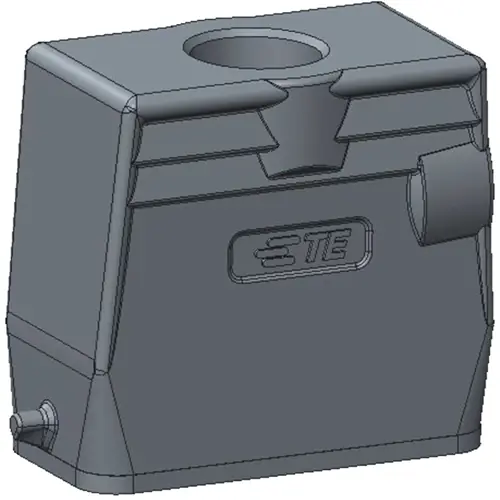 Jetzt Bestellen Gehäuse, Baugröße HA10, Aluminiumdruckguss, M16, abgewinkelt/gerade, Clip-Verriegelung, IP65, T1329100116-100