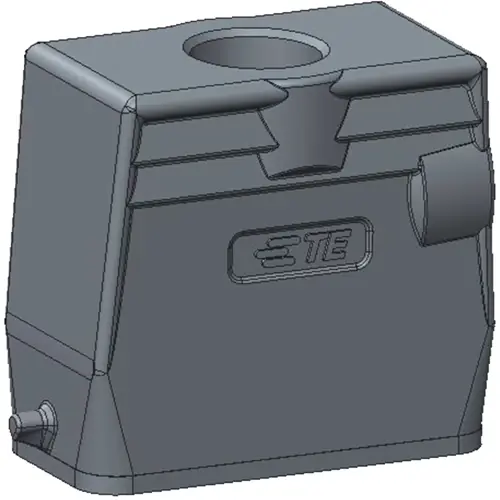 Gehäuse, Baugröße HA10, Aluminiumdruckguss, M20, abgewinkelt/gerade, Clip-Verriegelung, IP65, T1329100120-000 Jetzt Kaufen