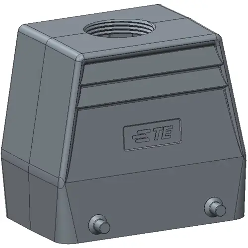 Beliebt Gehäuse, Baugröße HA32, Aluminiumdruckguss, M25, abgewinkelt/gerade, Clip-Verriegelung, IP65, T1329320125-000