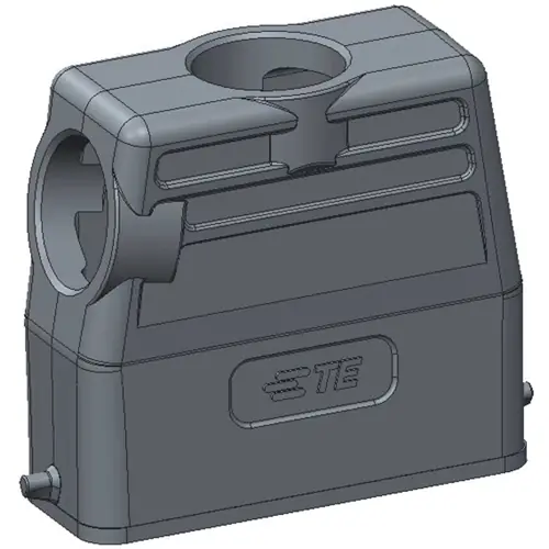 Gehäuse, Baugröße HA16, Aluminiumdruckguss, M25, abgewinkelt/gerade, Clip-Verriegelung, IP65, T13X9162525-000 Jetzt Kaufen