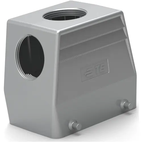 Gratis Versand Gehäuse, Baugröße HA32, Aluminiumdruckguss, M32, abgewinkelt/gerade, Clip-Verriegelung, IP65, T13X9323232-000