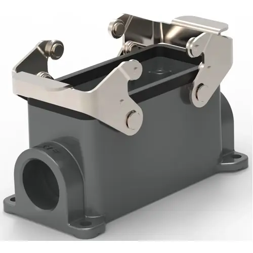 Gehäuse, Baugröße HB16, Aluminiumdruckguss, M25, abgewinkelt, Clip-Verriegelung, IP65, T1440161125-000 Schnäppchen