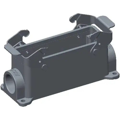 Highlight Gehäuse, Baugröße HB24, Aluminiumdruckguss, PG21, abgewinkelt, Clip-Verriegelung, IP65, T1440242121-000