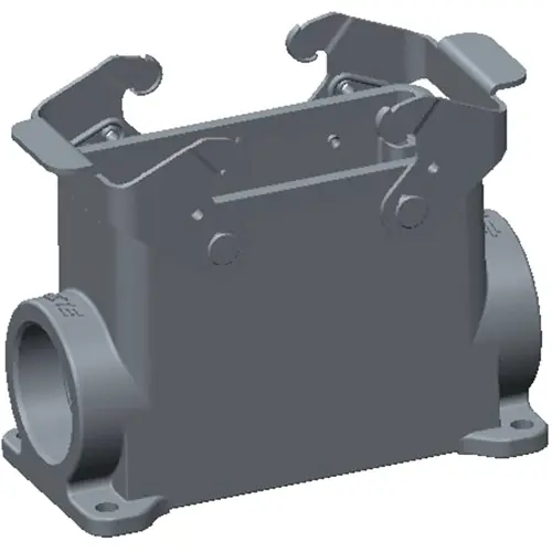 Gehäuse, Baugröße HB16, Aluminiumdruckguss, M32, abgewinkelt, Clip-Verriegelung, IP65, T1470162232-000 Sofort Bestellen