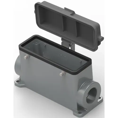 Gehäuse, Baugröße HB24, Aluminiumdruckguss, M32, abgewinkelt, Clip-Verriegelung, IP65, T1490240232-000 Angebot