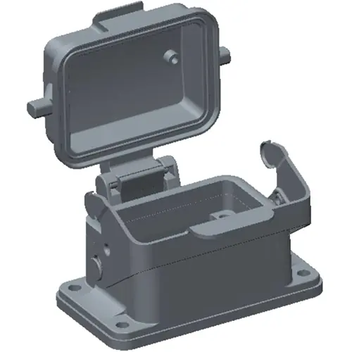 Gehäuse, Baugröße HB6, Aluminiumdruckguss, Clip-Verriegelung, IP65, T1510063000-000 Heißes Angebot