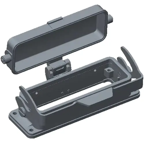 Gehäuse, Baugröße HB24, Aluminiumdruckguss, Clip-Verriegelung, IP65, T1510243100-000 Abverkauf