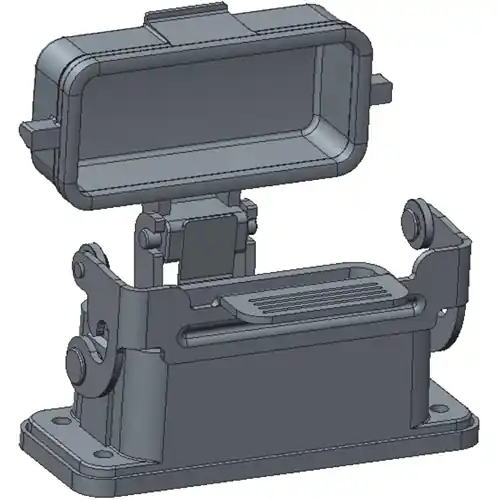 Gehäuse, Baugröße HA10, Aluminiumdruckguss, Clip-Verriegelung, IP65, T1519101000-000 Sofort Bestellen