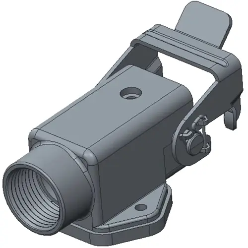 Gehäuse, Baugröße HA3, Aluminiumdruckguss, M16, gerade, Clip-Verriegelung, IP65, T1619030116-000 Preiswert