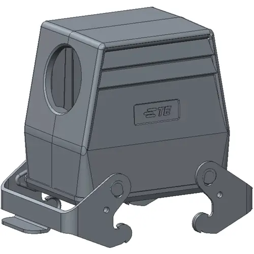 Sale Gehäuse, Baugröße HA32, Aluminiumdruckguss, M32, abgewinkelt, Clip-Verriegelung, IP65, T1729322132-000