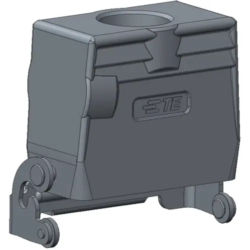 Gehäuse, Baugröße HA10, Aluminiumdruckguss, M20, gerade, Clip-Verriegelung, IP65, T1739101120-000 Preisknaller