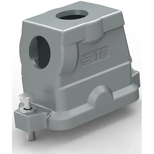 Gehäuse, Baugröße HB10, Aluminiumdruckguss, M25, abgewinkelt/gerade, Schraubverriegelung, IP68, T1902101225-009 Schneller Versand