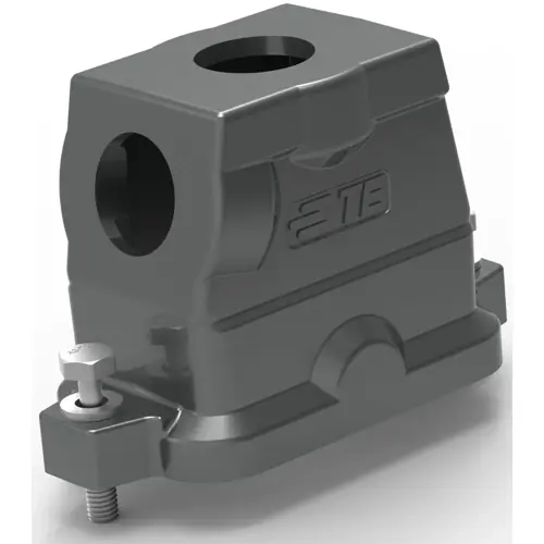 Expressversand Gehäuse, Baugröße HB10, Aluminiumdruckguss, M25, abgewinkelt/gerade, Schraubverriegelung, IP68, T1902102225-009