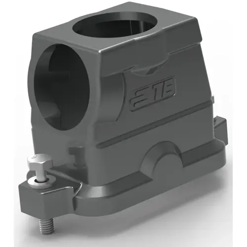 Gehäuse, Baugröße HB10, Aluminiumdruckguss, 2 x PG29, abgewinkelt/gerade, Schraubverriegelung, IP68, T1902102229-009 Neue Kollektion