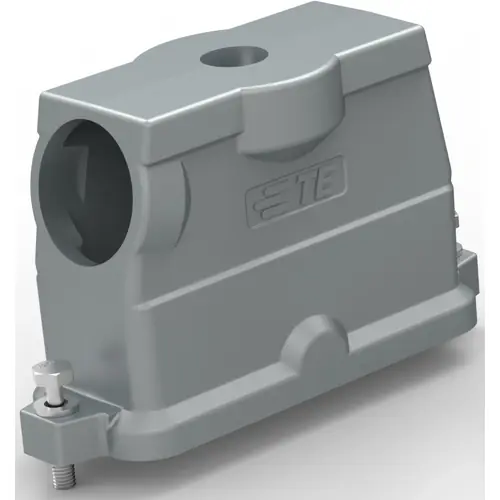 Zertifiziert Gehäuse, Baugröße HB24, Aluminiumdruckguss, 2 x M20/M40, abgewinkelt/gerade, Schraubverriegelung, IP68, T1902242040-009