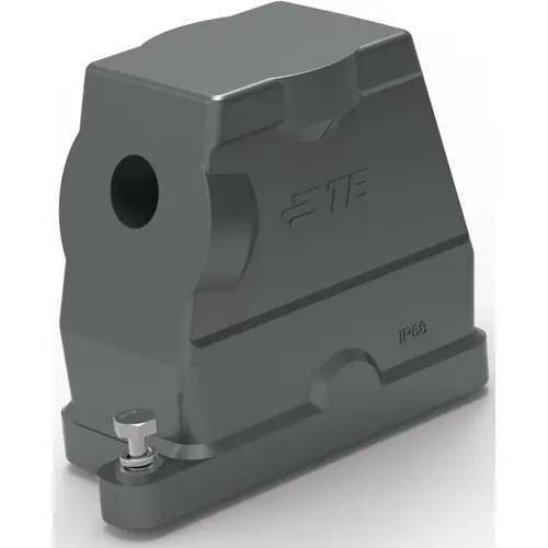 Letzte Chance Gehäuse, Baugröße HB10, Aluminiumdruckguss, M20, abgewinkelt, Schraubverriegelung, IP68, T1910102120-009