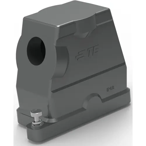 Saisonangebot Gehäuse, Baugröße HB10, Aluminiumdruckguss, PG21, abgewinkelt, Schraubverriegelung, IP68, T1910102121-009