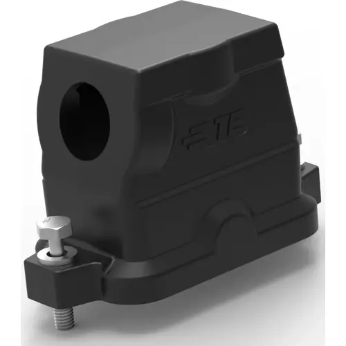 Zertifiziert Gehäuse, Baugröße HB10, Aluminiumdruckguss, M25, abgewinkelt, Schraubverriegelung, IP68, T1912100125-009