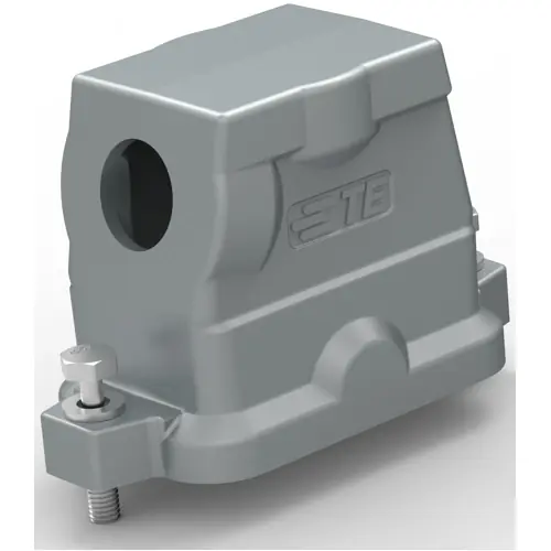 Gehäuse, Baugröße HB10, Aluminiumdruckguss, PG16, abgewinkelt, Schraubverriegelung, IP68, T1912101116-009 Neue Ware