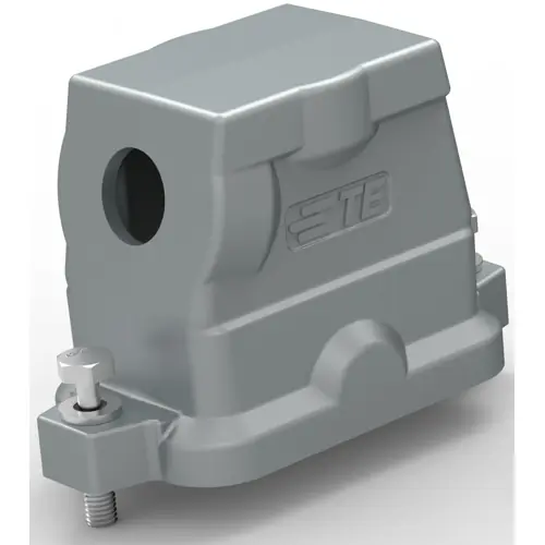 Sichere Zahlung Gehäuse, Baugröße HB10, Aluminiumdruckguss, M20, abgewinkelt, Schraubverriegelung, IP68, T1912101120-009