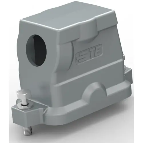 Gehäuse, Baugröße HB10, Aluminiumdruckguss, M25, abgewinkelt, Schraubverriegelung, IP68, T1912101125-009 Solange Der Vorrat Reicht