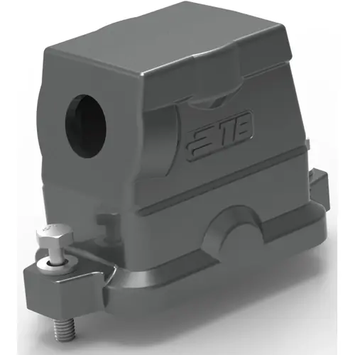 Gehäuse, Baugröße HB10, Aluminiumdruckguss, M20, abgewinkelt, Schraubverriegelung, IP68, T1912102120-009 Kostenloser Rückversand