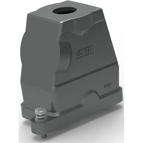 Expressversand Gehäuse, Baugröße HB6, Aluminiumdruckguss, M25, abgewinkelt/gerade, Schraubverriegelung, IP68, T1920062125-009