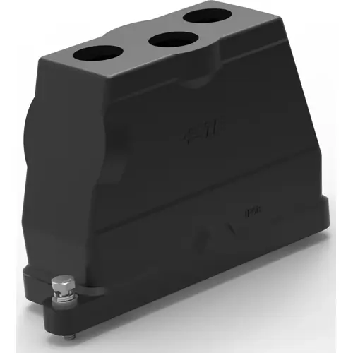 Bestseller Gehäuse, Baugröße HB24, Aluminiumdruckguss, 3 x M25, abgewinkelt/gerade, Schraubverriegelung, IP68, T1920240325-009