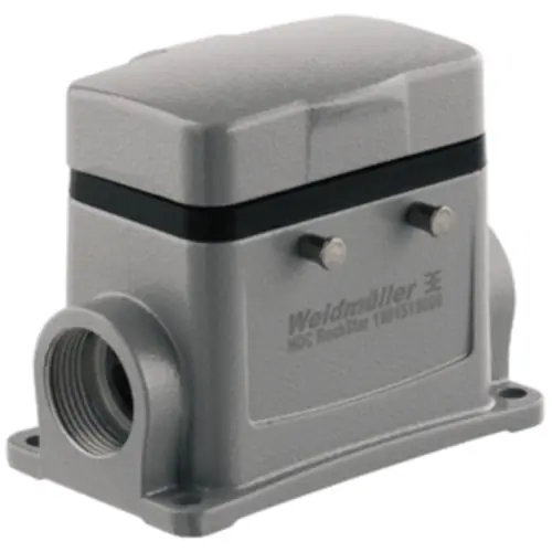 Aufbaugehäuse, Baugröße B10, Aluminiumdruckguss, 2 x M25, abgewinkelt, Querbügelverriegelung, IP65, 1787670000 Mega-Angebot