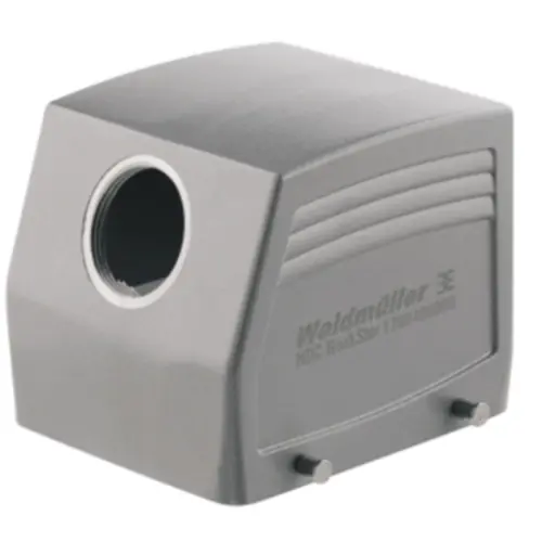 Tüllengehäuse, Baugröße B32, Aluminiumdruckguss, M32, abgewinkelt, Querbügelverriegelung, IP65, 1788400000 Echt